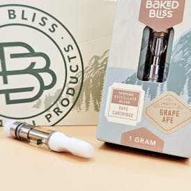 Baked Bliss 1g Grape Ape Cartridge