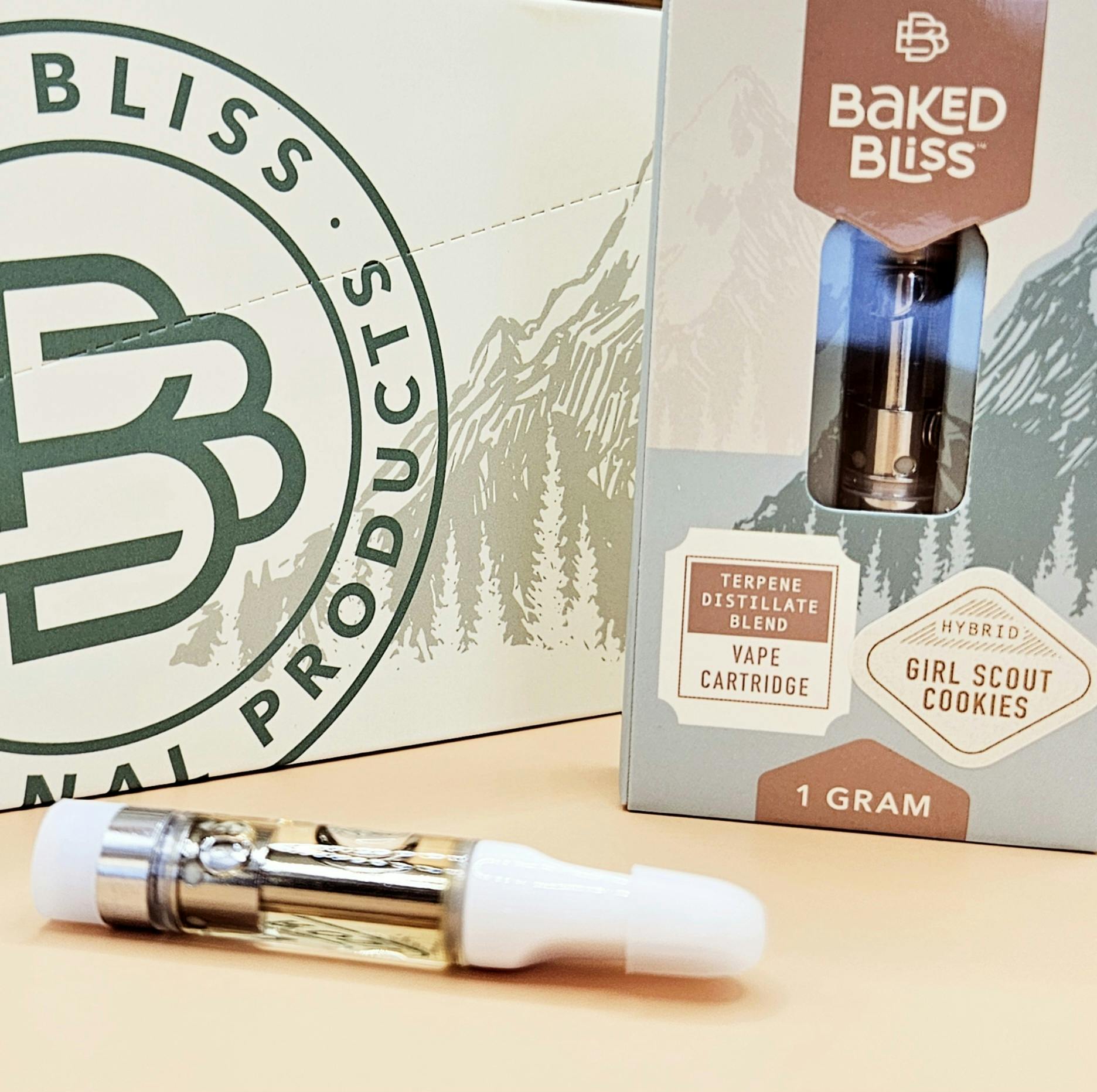 Baked Bliss 1g Girl Scout Cookies Cartridge - Baked Bliss Edibles