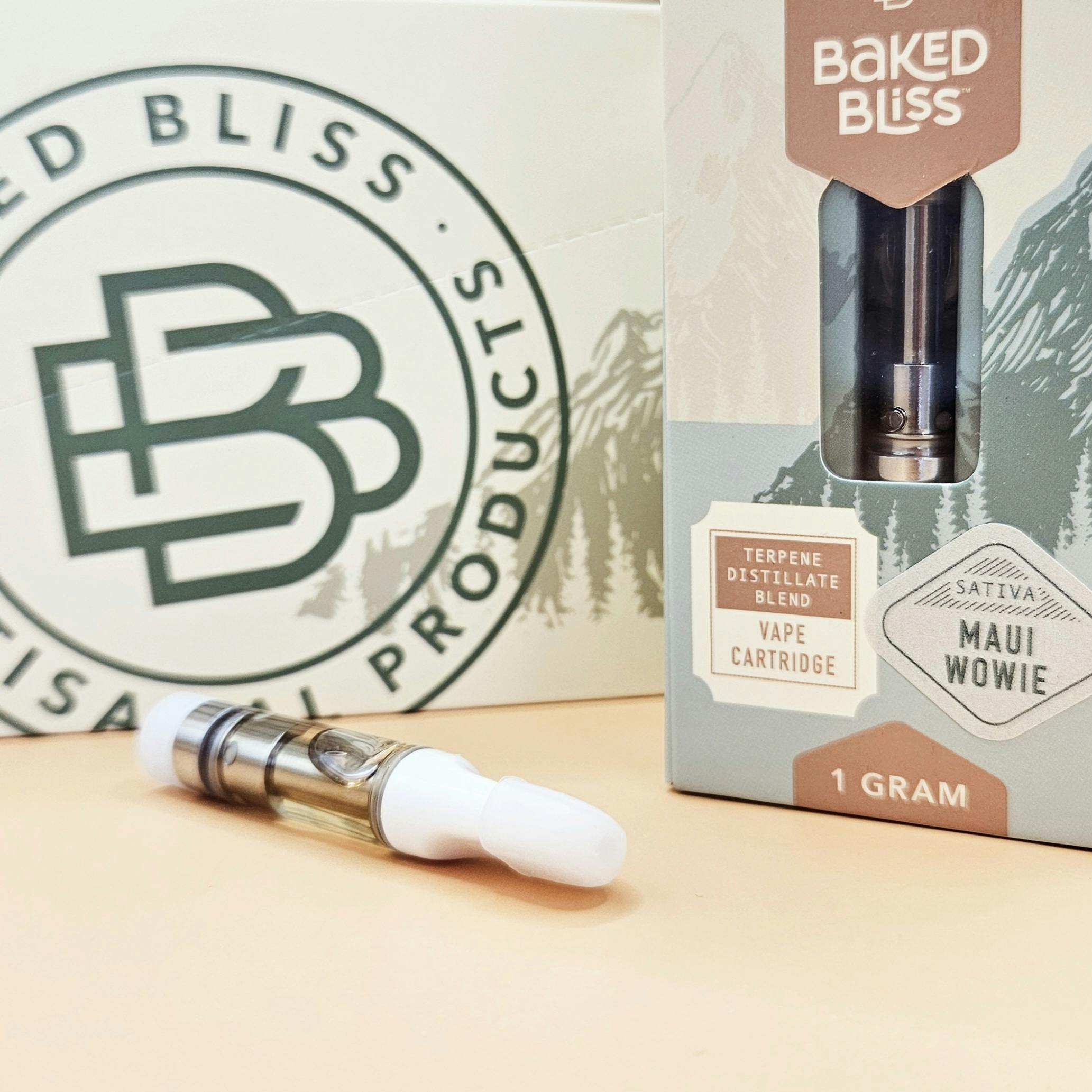 Baked Bliss 1g Maui Wowie Cartridge by Baked Bliss Edibles
