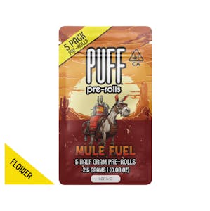 PUFF - Mule Fuel (S) | .5g 5pk Prerolls | Puff