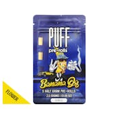 Puff |Banana OG | Indica | 5 pack pre-rolls | 2.5 gram