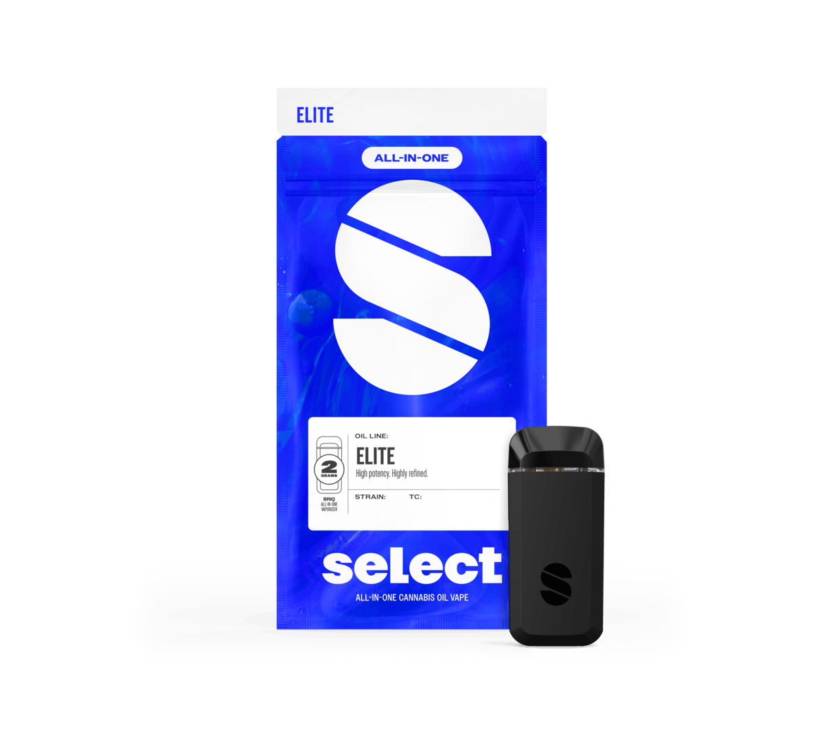 BRIQ Elite All In One - Bubba Kush [1.68g] by Select