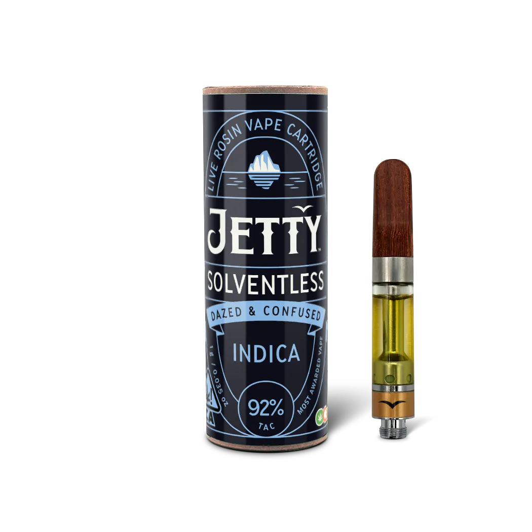 Jetty Extracts - Jetty - Dazed & Confused OCal Solventless Cartridge 1g Main Image