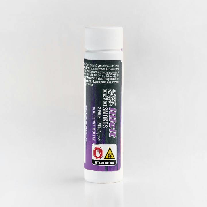 Blueberry Muffin .5g Smokos Preroll 2-Pack