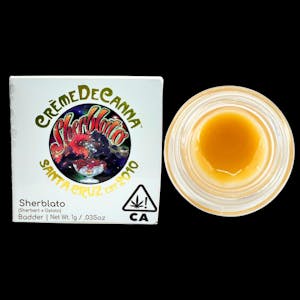 CREME DE CANNA - Creme De Canna 1g Cold Cured Extracts Badder Cremedy Tangie THC/CBD