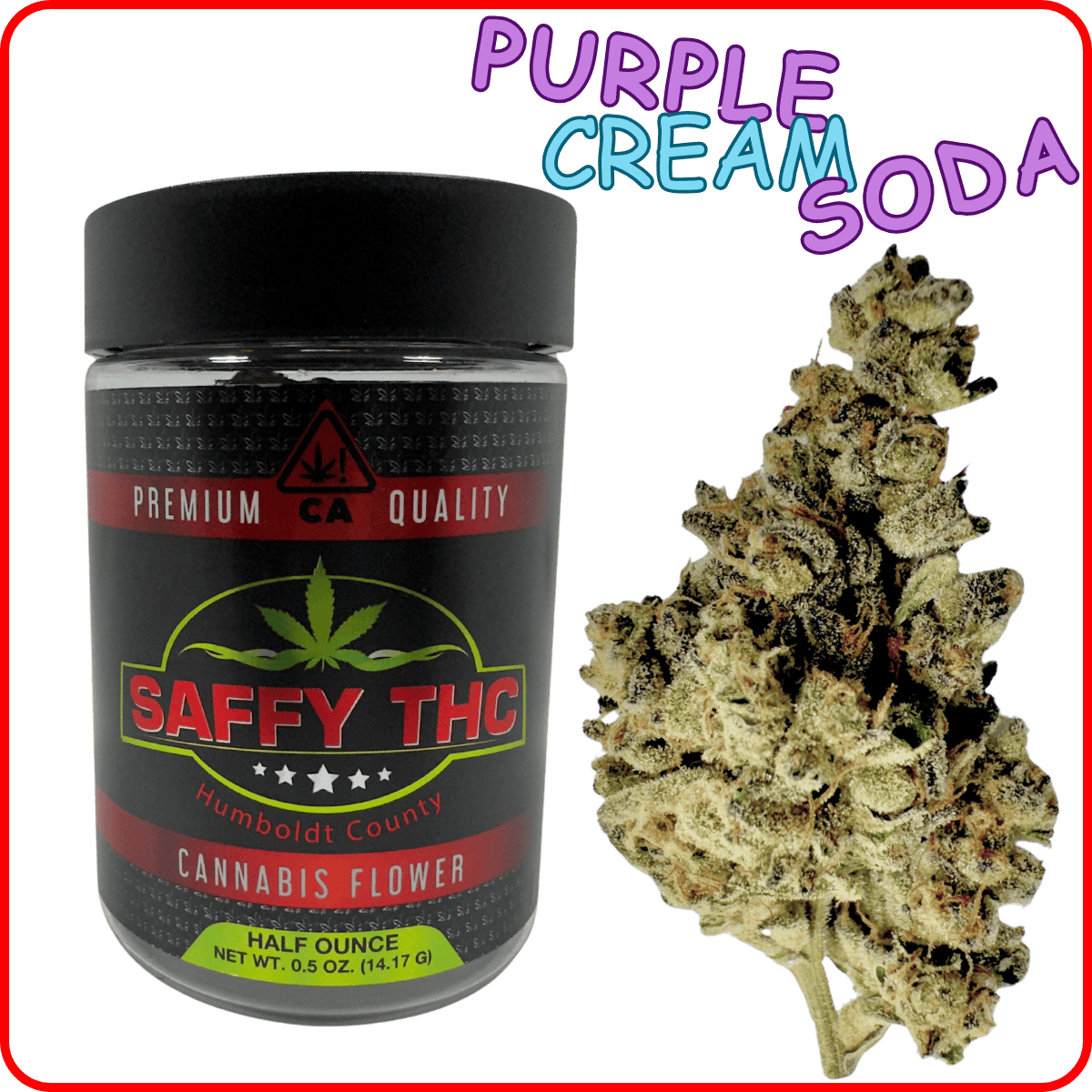 Saffy THC - Purple Grape Soda - (14.g - 0.5.oz) - Light Dep