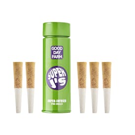 GDF: Infused Pre-Roll Pack | Tropical x Kumquat | Super J's | 0.5g | 5pk