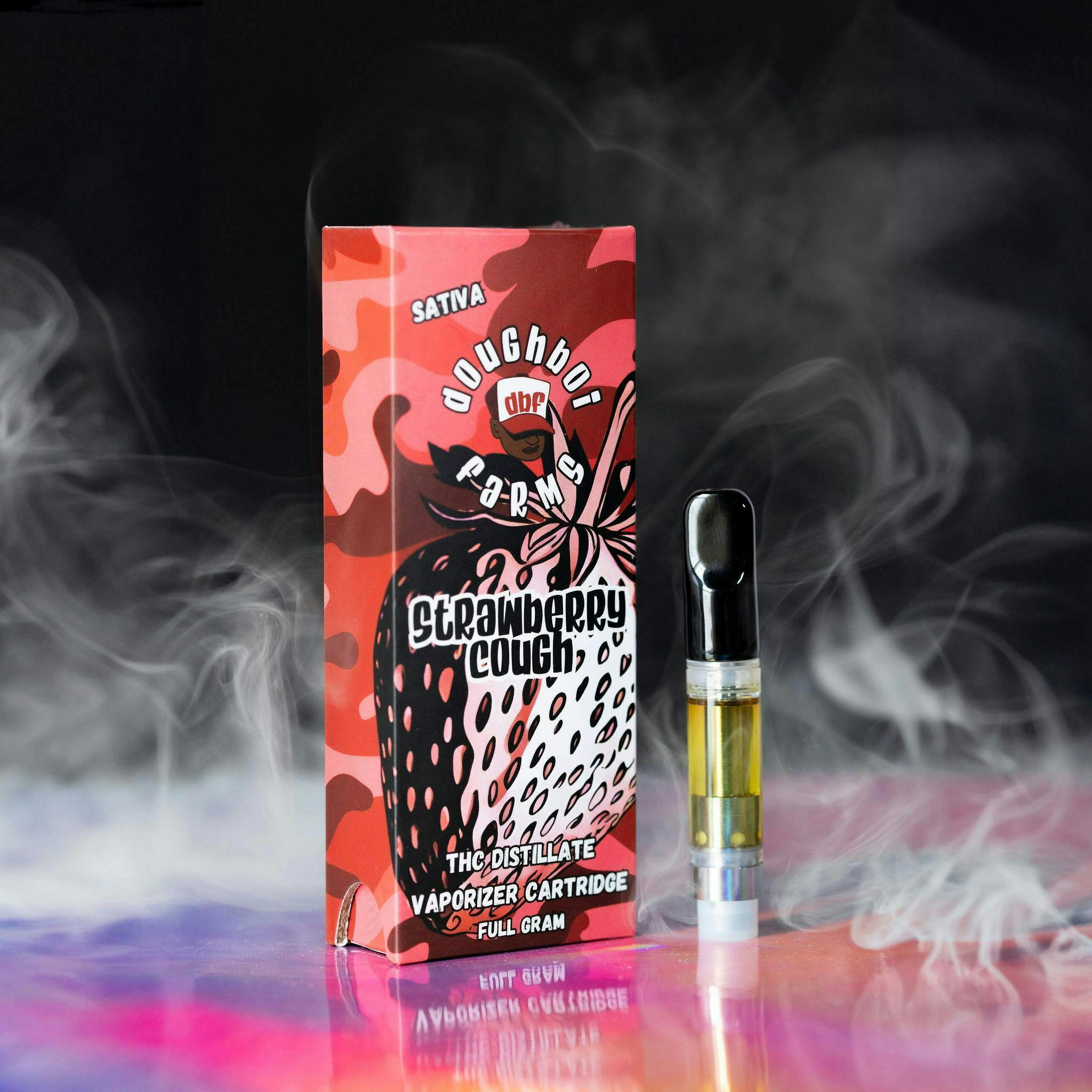 Doughboi Farms | Strawberry Cough | Cartridge | 1g by Doughboi Farms