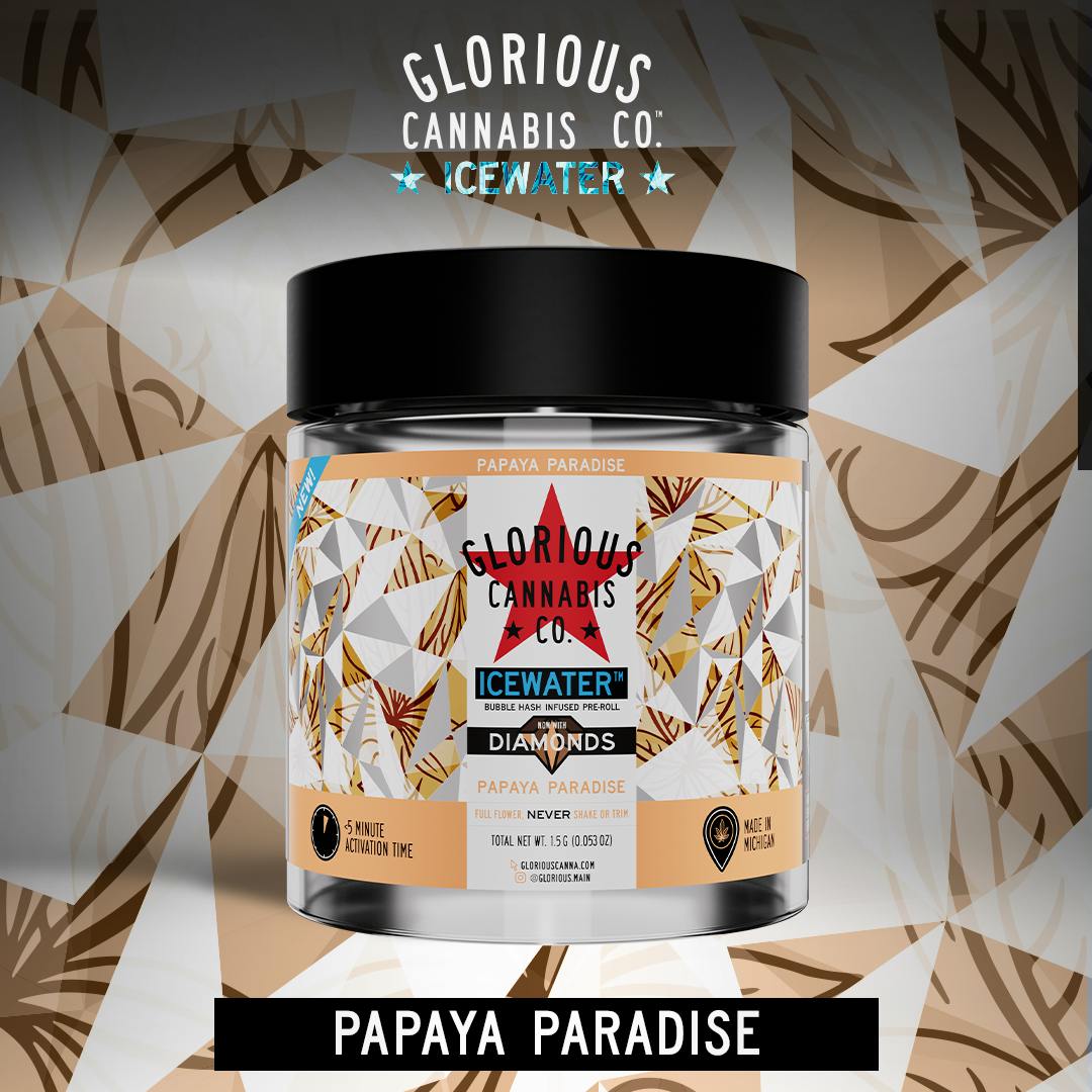 Paradise 3x.5g Bubble Hash Diamonds