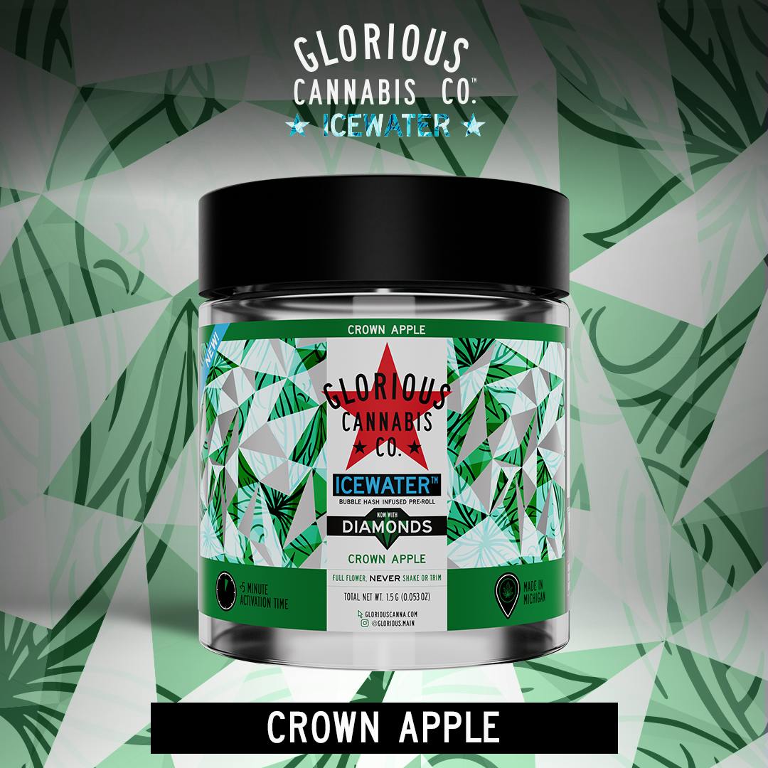 Crown Apple | Ice Water Infused Minis | 0.5g each | 3pk
