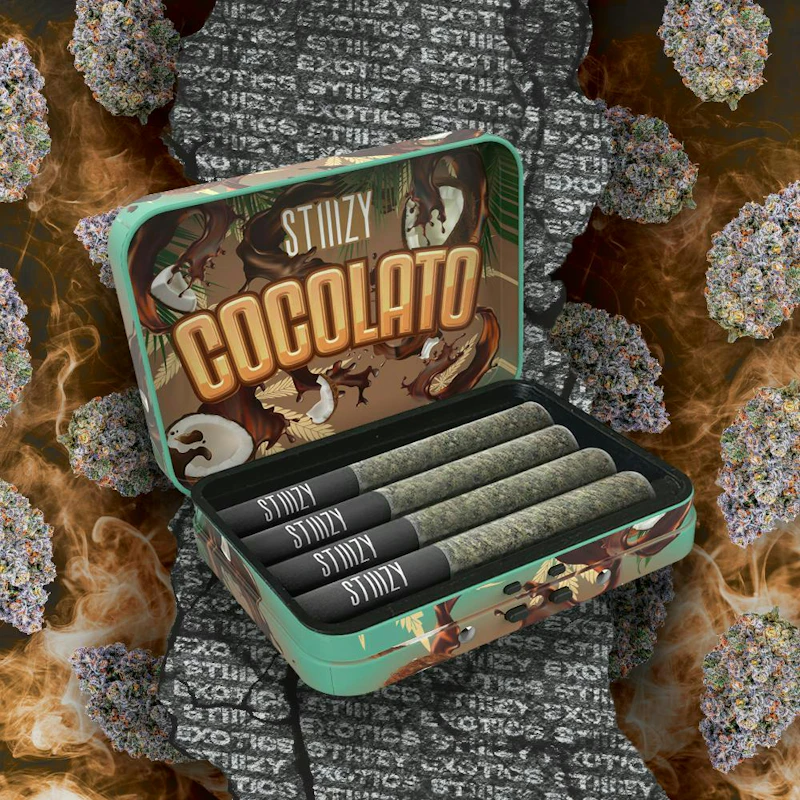 STIIIZY - COCOLATO - 3.5G STIIIZY Exotics Preroll 4 Pack, Pre-Rolls