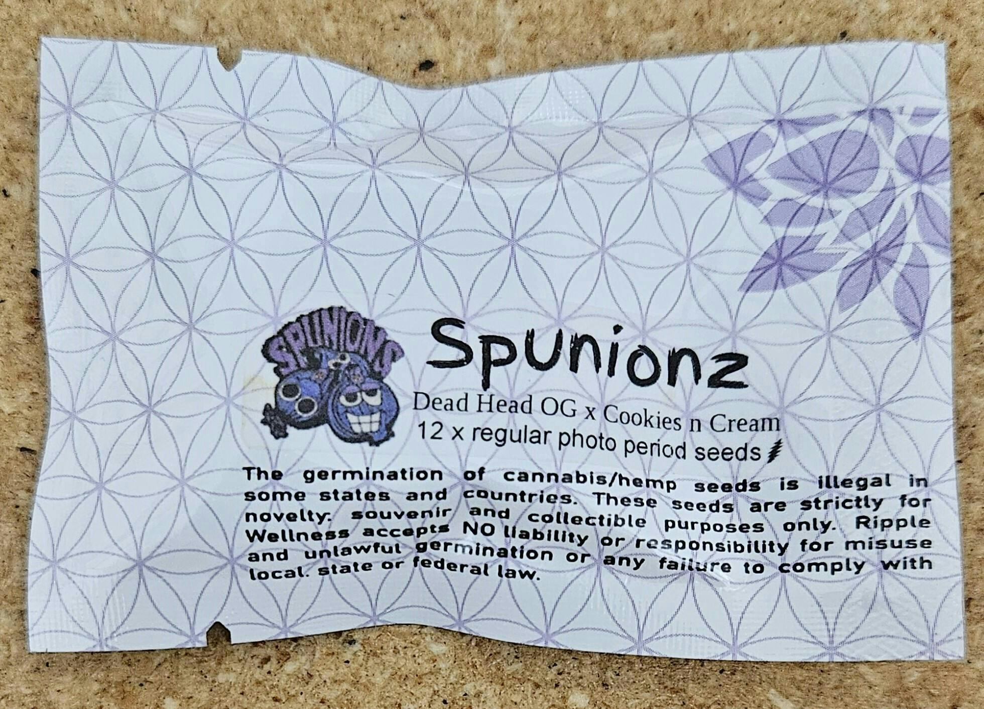 Seeds - Spunionz - 12ct Seed Pack at Ripple Wellness - Biddeford: Medical Cannabis Store
