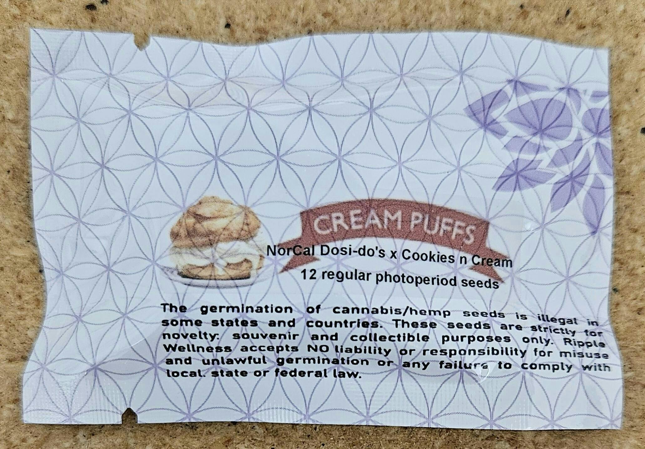 Seeds - Cream Puffs - 12ct Seed Pack at Ripple Wellness - Biddeford: Medical Cannabis Store