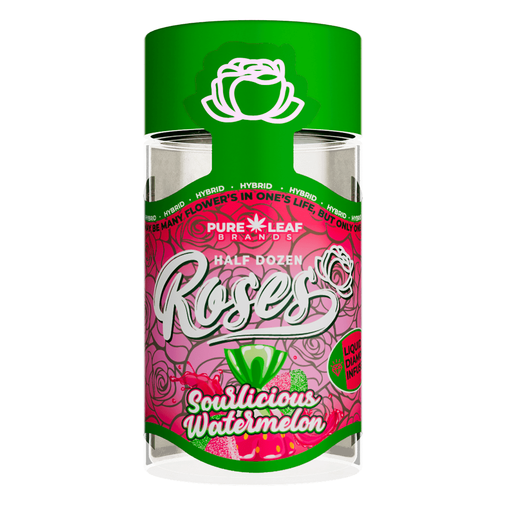 Sourlicious Watermelon | LQD Infused Minis | 0.6g each | 6pk by Roses