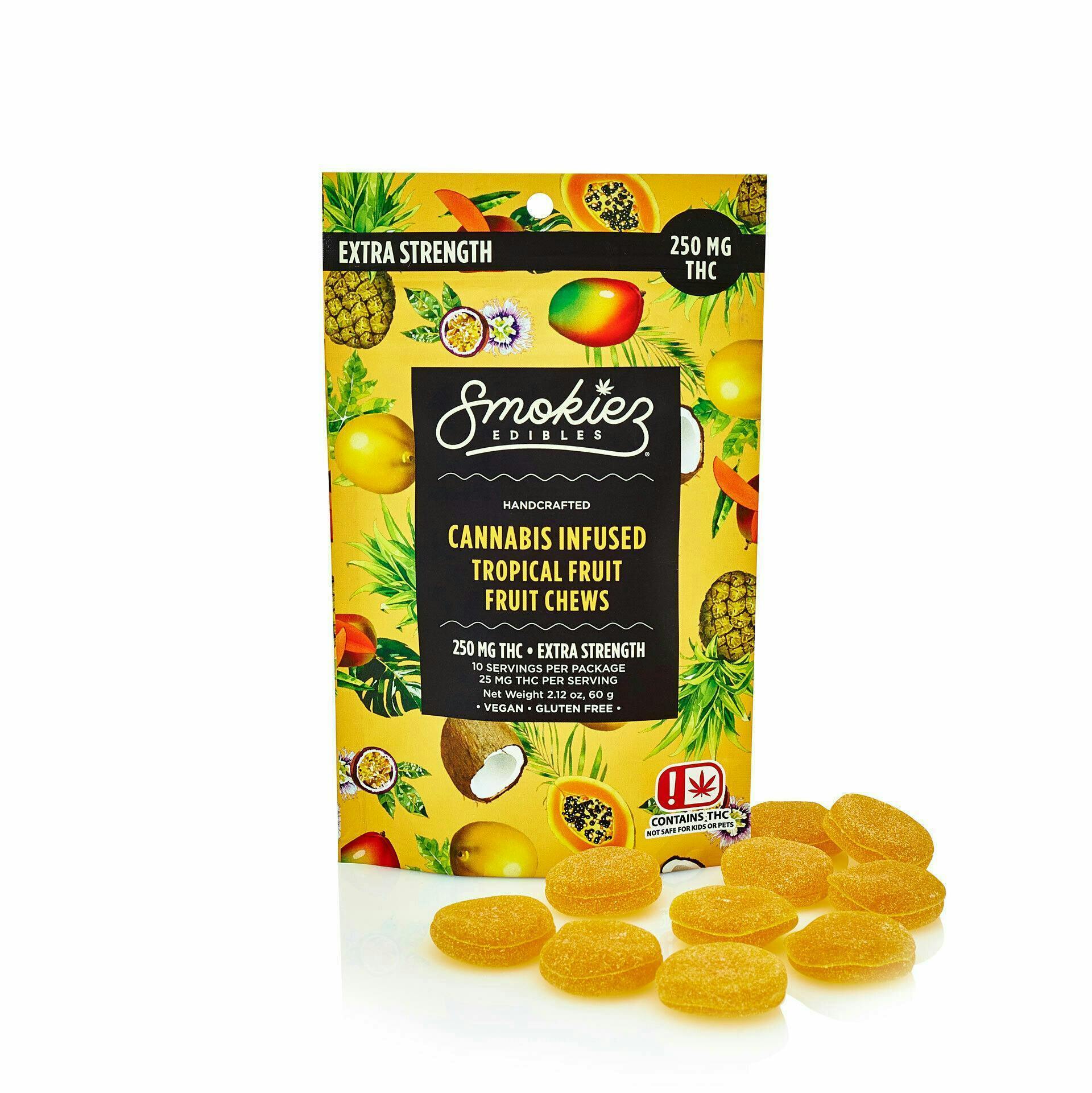 Smokiez Edibles: Sour Tropical Fruit Fruit Chews