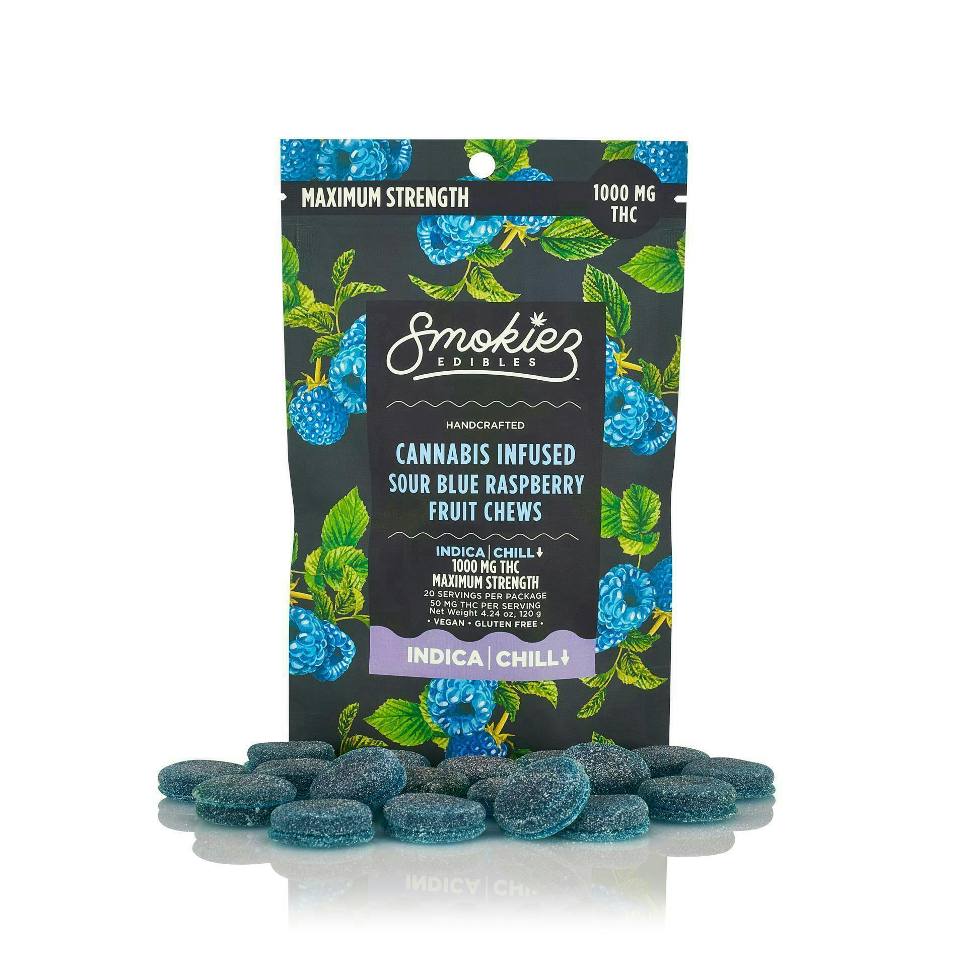 Smokiez Edibles: Sour Blue Raspberry