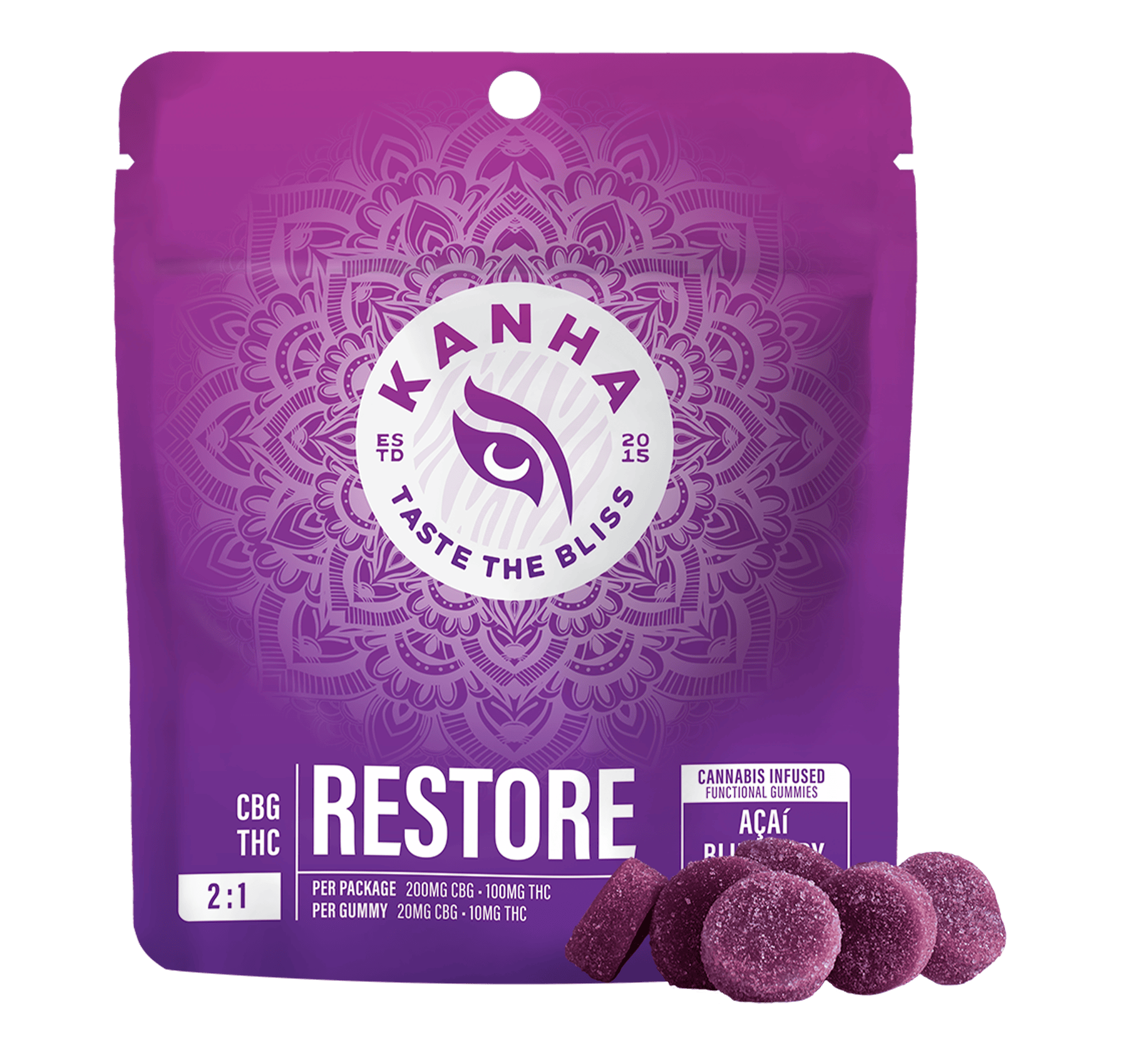 KANHA: Restore Açaí Blueberry