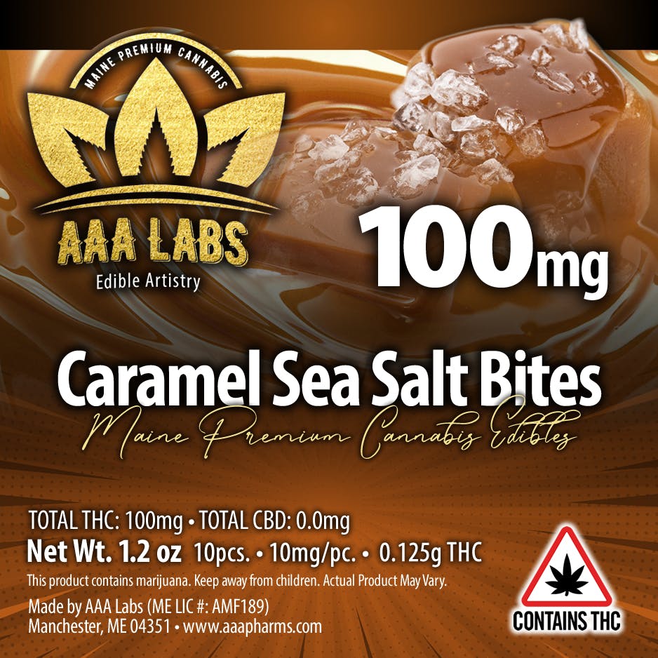 Caramel Sea Salt Bites Thc
