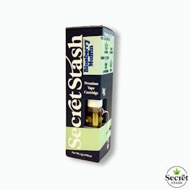 Secret Stash | Distillate Cart | Indica | Blueberry Muffin | 1g