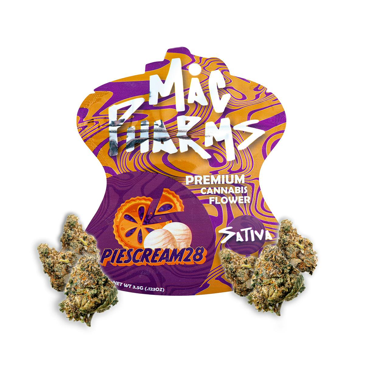 MacPharms | PiesCream28 | Sativa | 3.5G Pre-Pack