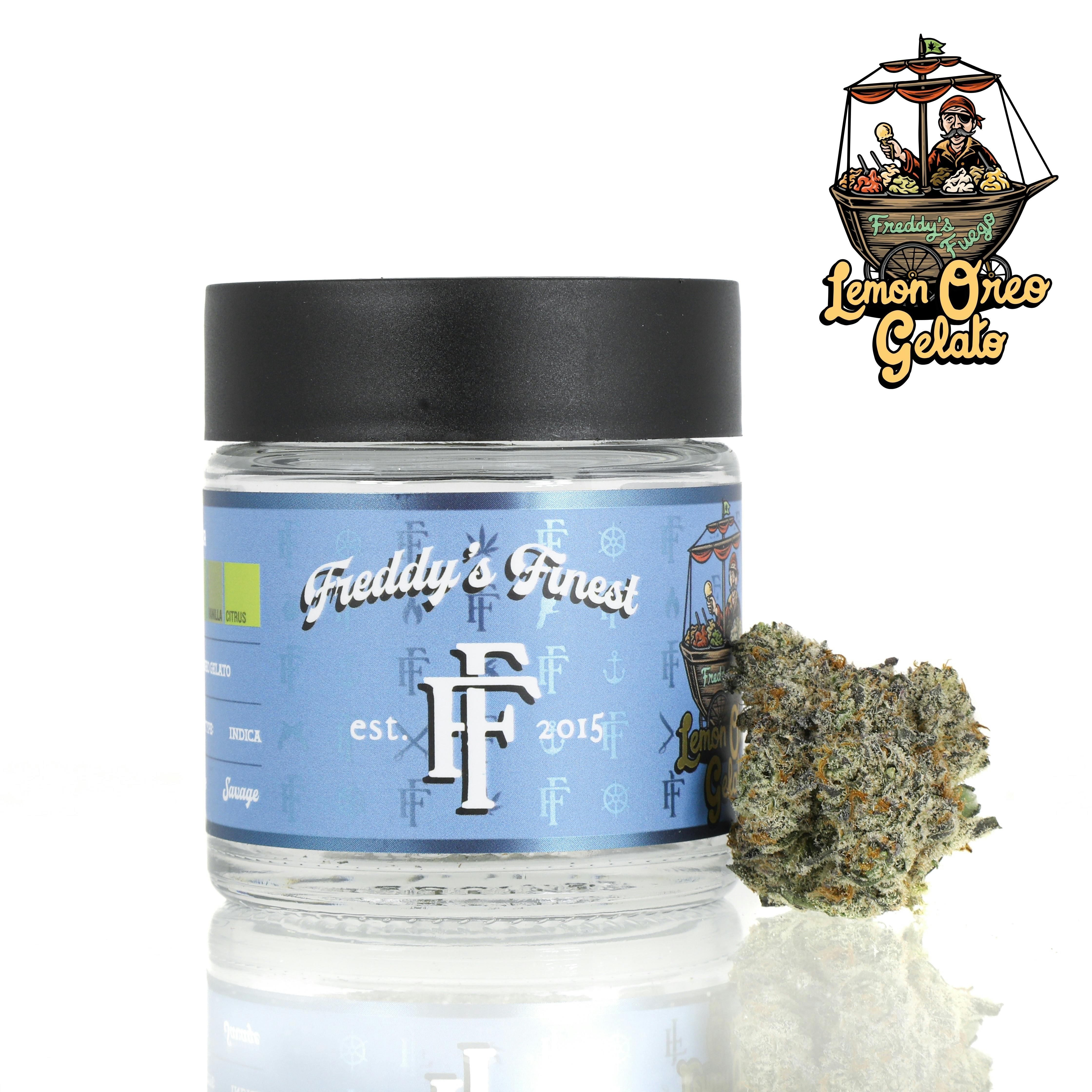 Lemon Oreo Gelato Freddy Finest