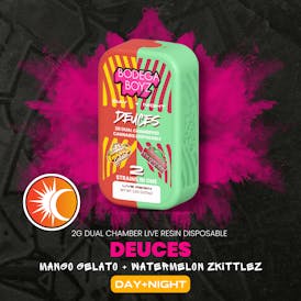 2 gram Deuces Mango Gelato x Watermelon Zkittlez Live Resin Vape | OK