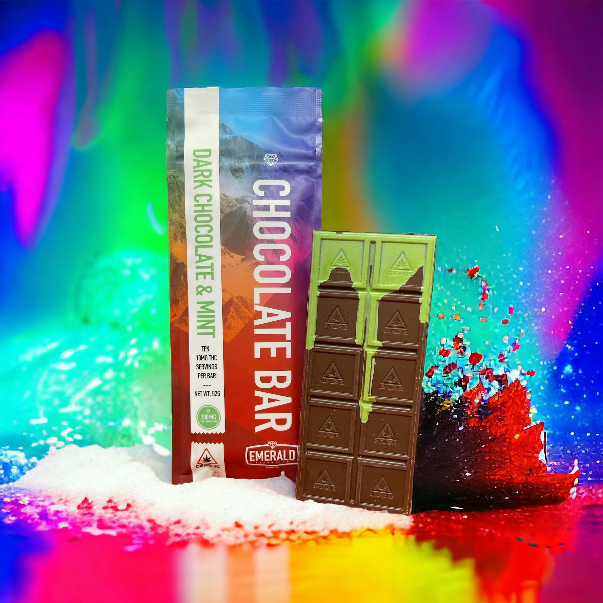 100mg Full Spectrum, Dark Chocolate & Mint by Emerald Elevation Cannabis Co