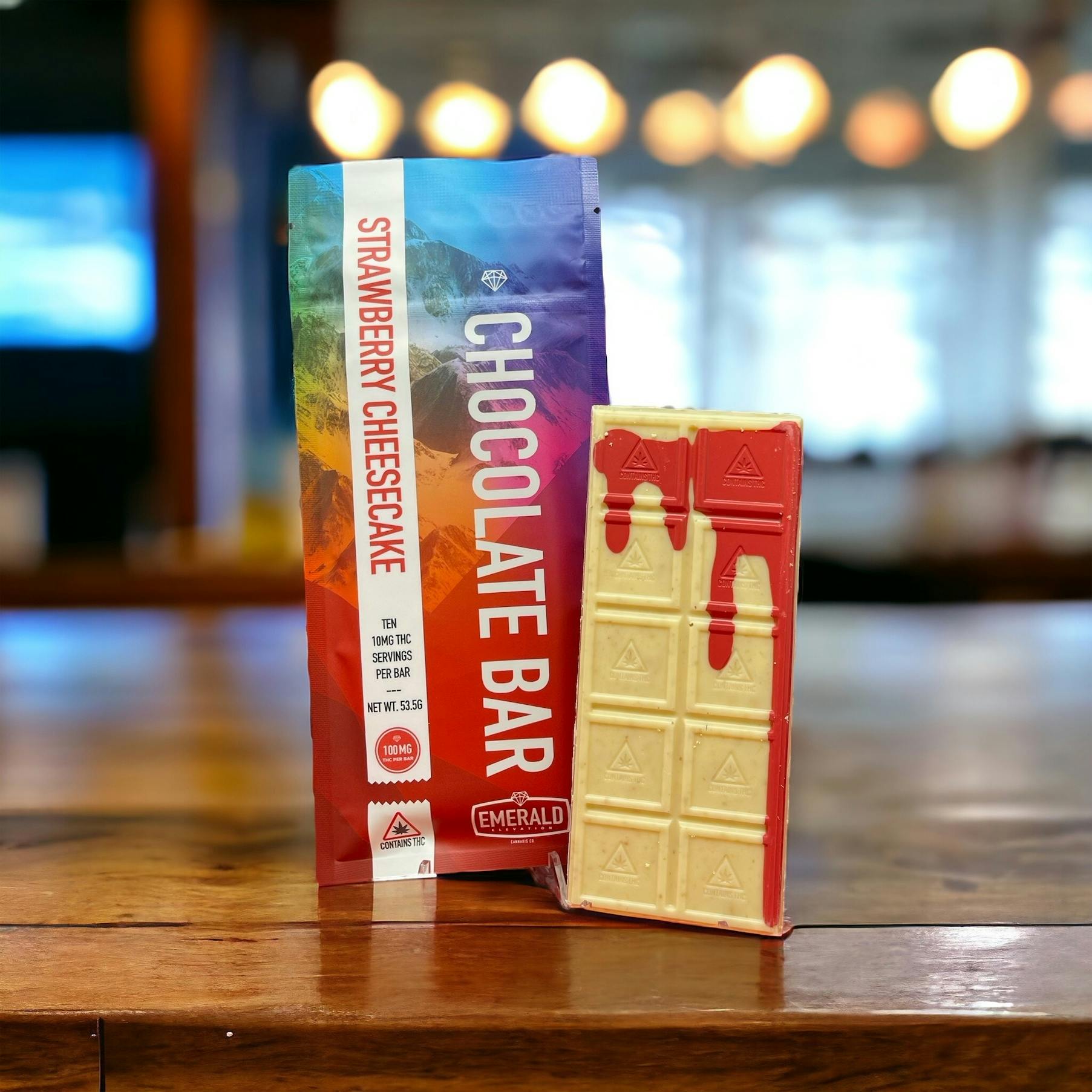 100mg Full Spectrum, Strawberry Cheesecake Chocolate Bar