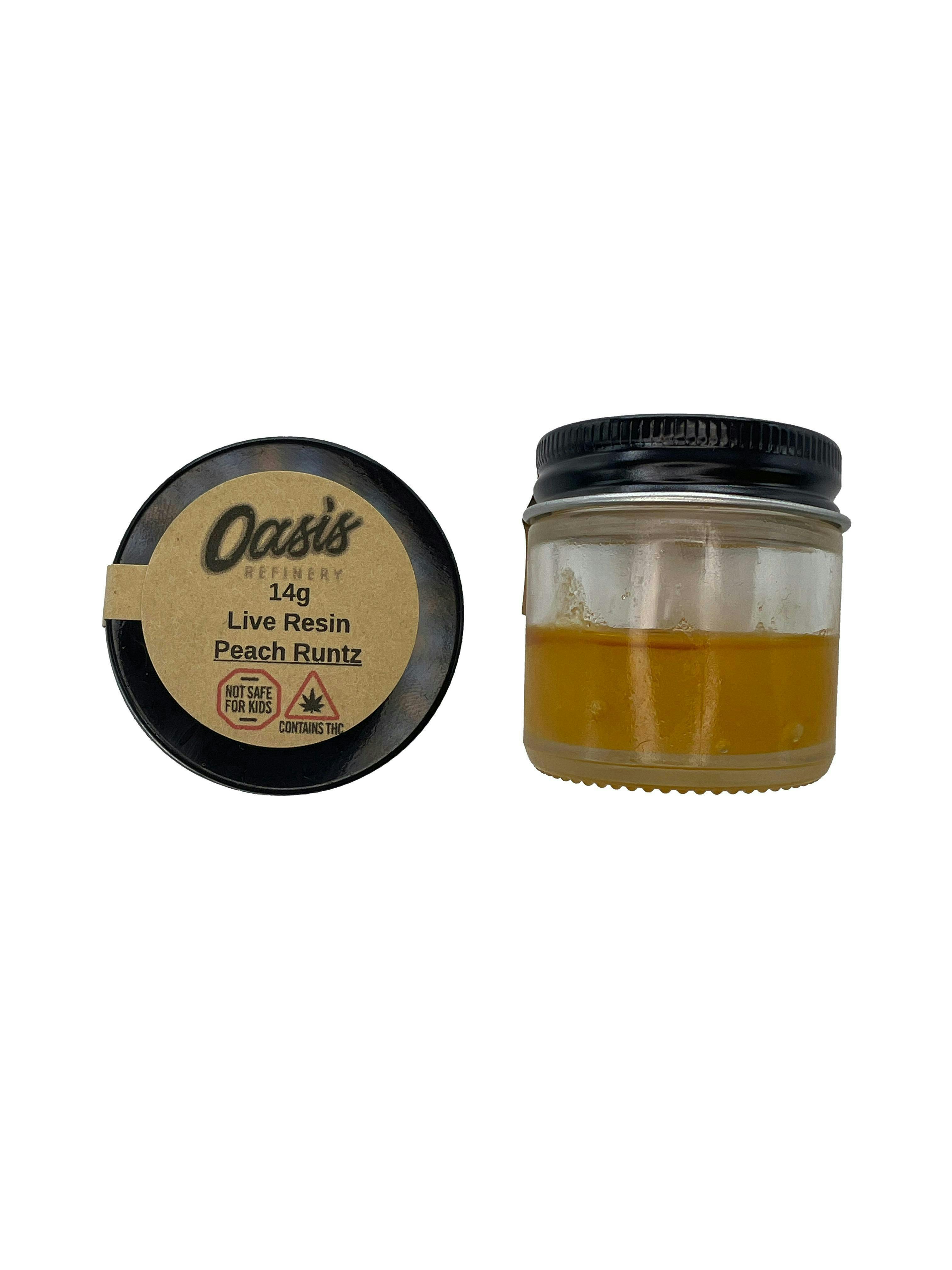 Peach Runtz Live Resin - Oasis - Indico