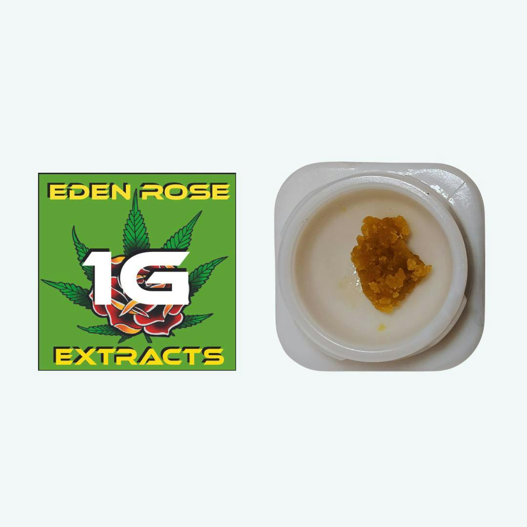 Eden Rose Extracts 1g - Baby Yoda (Indica) - Eden Rose Processing