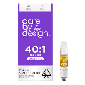 Care By Design | 40:1 Full Spectrum Vape Cartridge 1 Gram