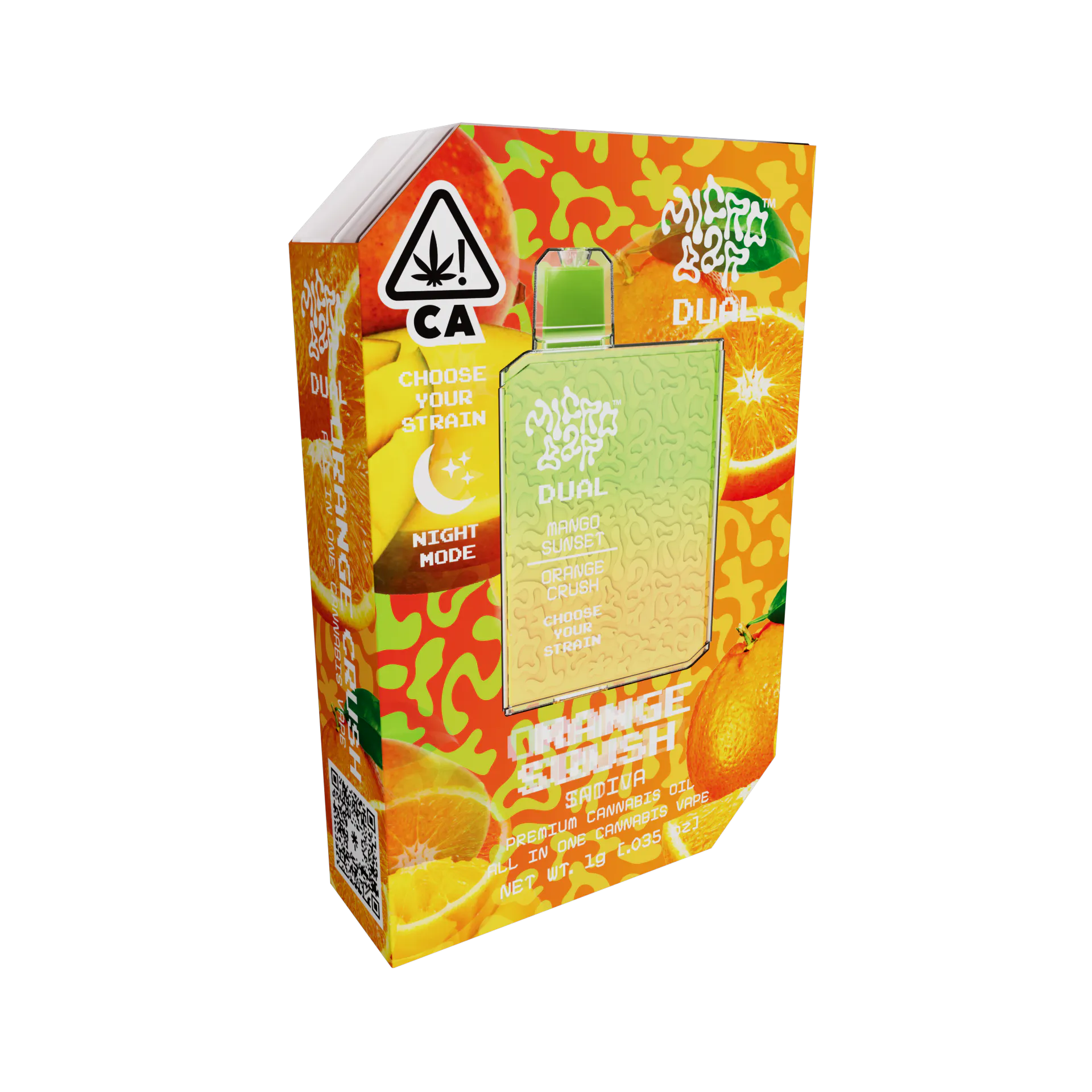 Micro Bar - Micro Bar Dual 1g Mango Sunset/Orange Crush Disposable Main Image