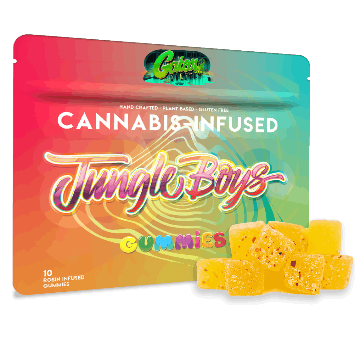 Jungle Boys | Gator Breath (Pineapple Tajin) - 100mg Rosin Gummies by Jungle Boys