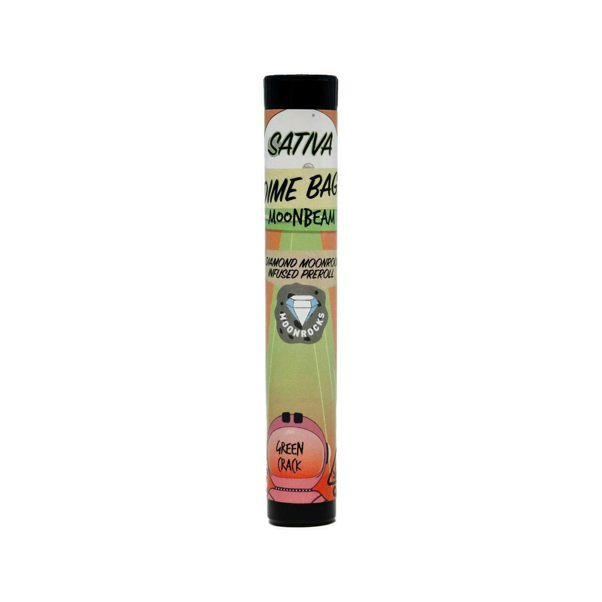 Dime Bag | Moonbeams | Green Crack | Infused Joint | 1g - Dime Bag
