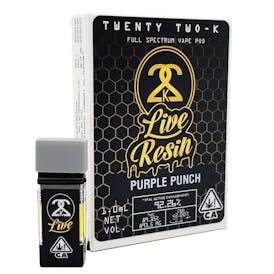 22K - Live Resin - Purple Punch 1.0ml POD