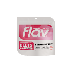 Strawberry Belts - Standard Dose 100mg | 10 pack | 10mg