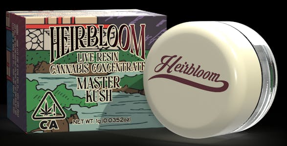 Heirbloom Legacy Flower - Heirbloom - Master Kush - 1g Live Resin Terp Sugar