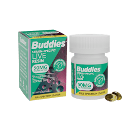 Live Resin 50mg Sativa Capsule 20pc