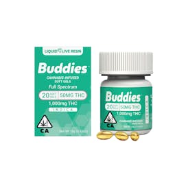 Live Resin 50mg Indica Capsule 20pc
