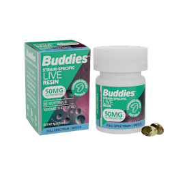 Live Resin 50mg Indica Capsule 20pc