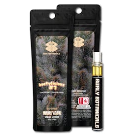 Burly Botanicals | Bootylicious #1 | .5g Disposable Hash Vape