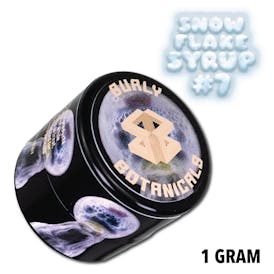 Burly Botanicals | Snowflake Syrup #7 | 1g Hash Rosin