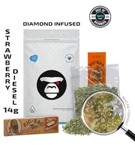 Strawberry Diesel (Sativa) — Infused Ground Flower Mix