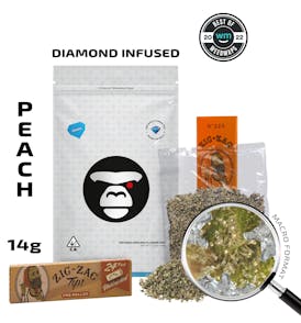 Peach (Hybrid) — Infused Ground Flower Mix