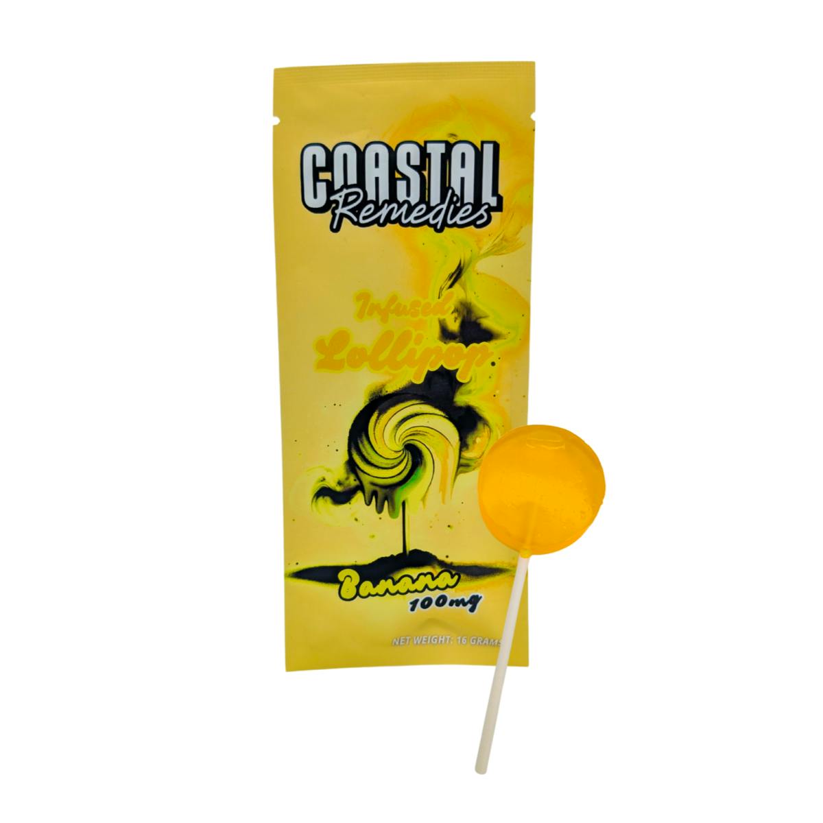 100mg Banana Lollipop | Coastal Remedies