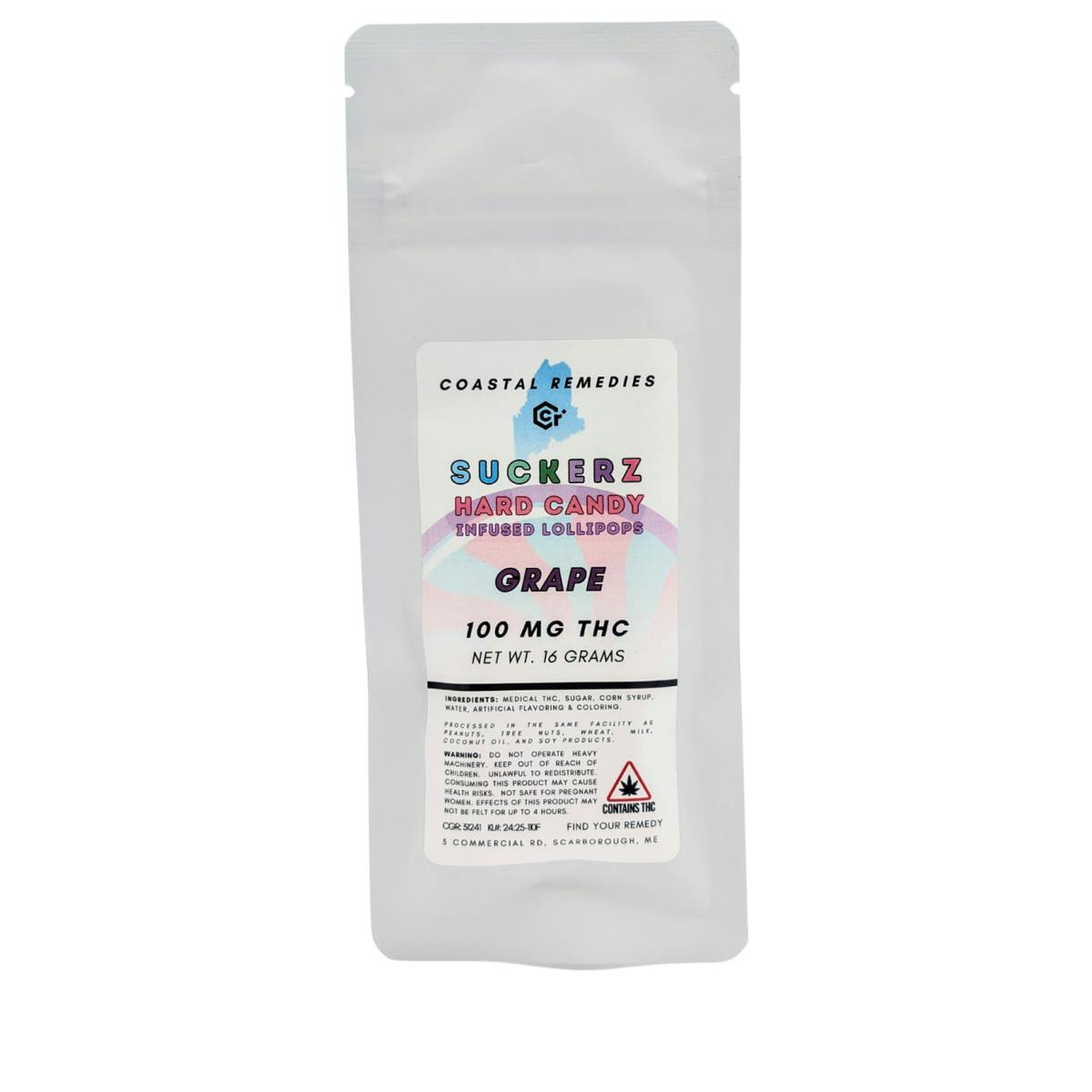 Grape Single Sucker - 100mg THC