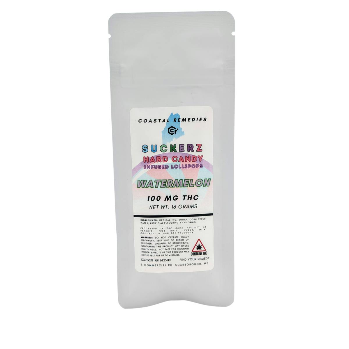 Watermelon Single Sucker - 100mg THC