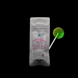 Green Apple Single Sucker - 100mg THC