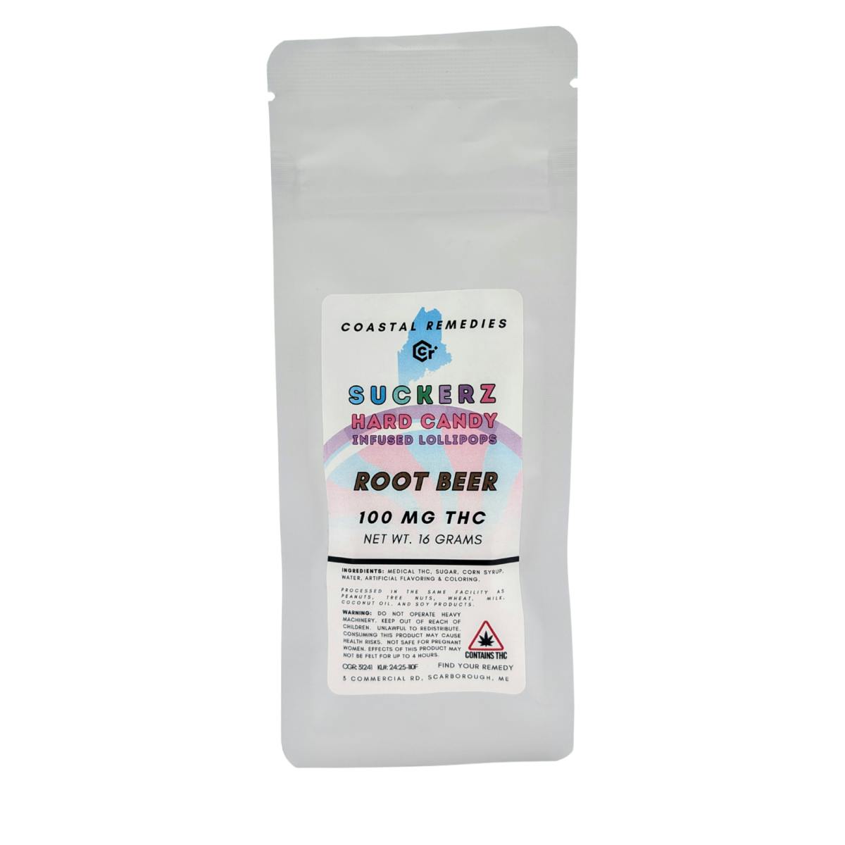 Rootbeer Single Sucker - 100mg THC