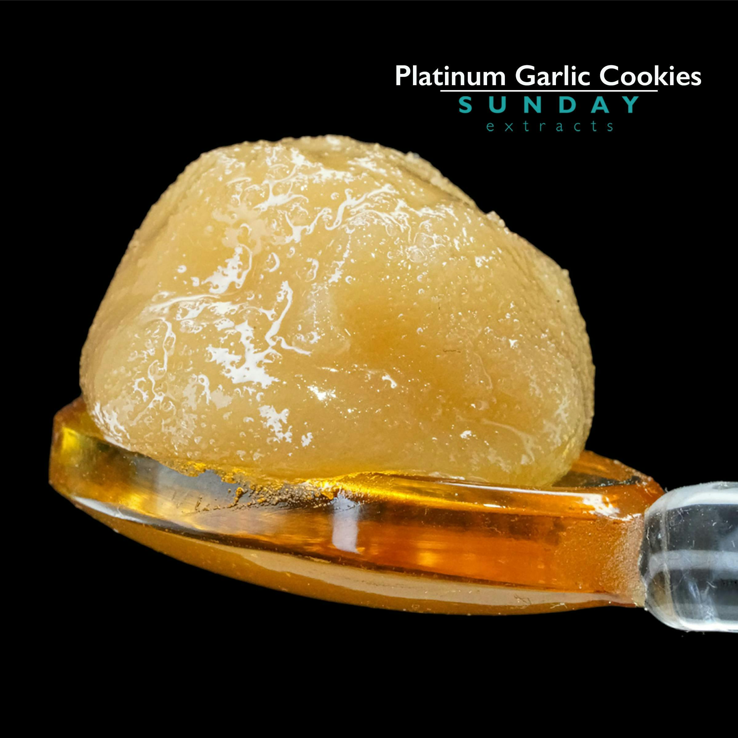 1g Concentrate Platinum Garlic Cookies by Sunday Extracts